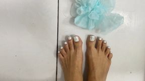 exfoliation on my exciting feet