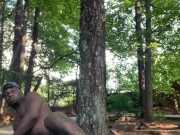Diamondd Bussy Doing Some Naked Yoga In Atlanta Showing His Nice Big Ass and Hole