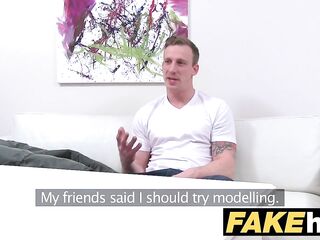 Female Agent English dude cheats and pounds hot agents constricted twat