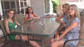Matt's lost bet leads to wild petite gangbang