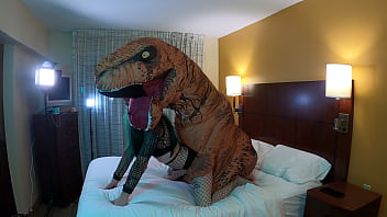 Dinosaur Fucks Goth Crossdresser