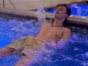 Just a guy, a jacuzzi, and a little 'me time' 💦 Relax and unwind with me in this steamy session!