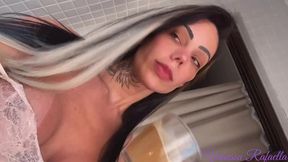 shemale vanessa rafaella - masturbation and cum in jo&atilde;o pessoa - pb - brazil