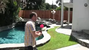 scened American MILF rides king cock