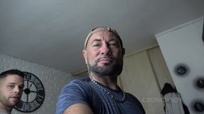 french bad boy top with big dick fucking row bottom