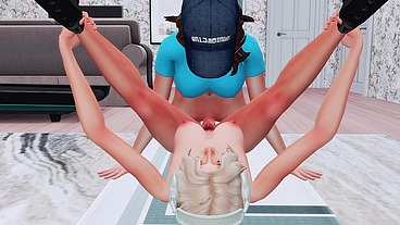 lustful futanari mistress seduced teen in gym sims me hentai sfm