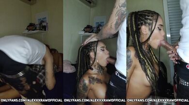 THIS COLLEGE GIRL WITH BRAIDS LET ME FUCK HER THROAT AND ASS LIKE A SEX TOY TILL I CUM INSIDE HER