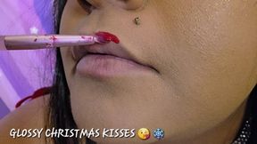 GLOSSY CHRISTMAS KISSES