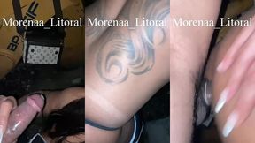 safada dando na rua para o seguranca da obra