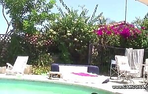 Poolboy with big dick fuck holiday teen and gets cumshot