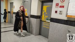 Fucking at Public Toilet Standing Doggy Fuck Facial Cumshot