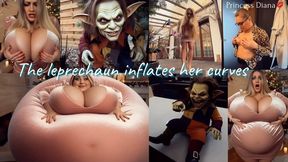 The leprechaun inflates her curves MOV