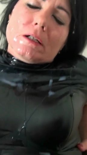 Emotional moment from &quot;CUM PARTY WITH FREE HOLE CHOICE! ALL HOLES FUCKED AT THE SAME TIME!&quot;