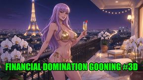 Financial Domination Gooning #3D: Goddess's Mesmeric Drain Trance (Animated, Music, Text)