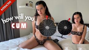 How Will You Cum? Wheel Spin Game [Interactive]
