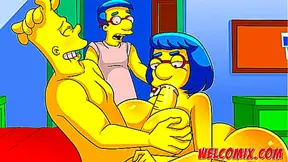 Bart Tempts Friends Hot Stepmom in Sultry Simpsons Parody Action