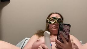 Wife watching porn and using hitachi
