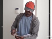 Maskurbate - Ripped Delivery Man Shows Off His BBC