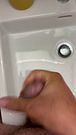 Cum in the sink
