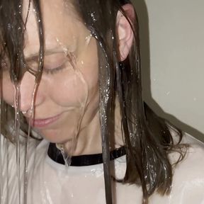 Wetlook - wet t-shirt and knickers