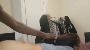 Big Black Cock Pounding Me Hard and Deep Moaning Doggy