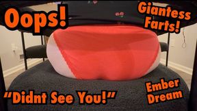 Ooops! Didn't see You! - Unaware Giantess Farting - Ember Dream