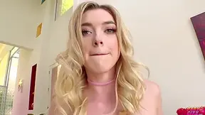 Is Stimulating Her Tight Pussy With Anny Aurora