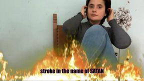 satanic jeans - masturbate in honor of Satan