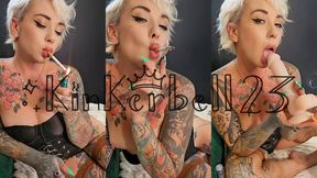 Smoking hot chainsmoking JOI with Kinkerbell23