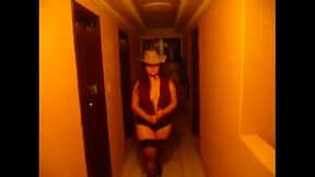 adriana golosa puta de Bogota traje de vaquer