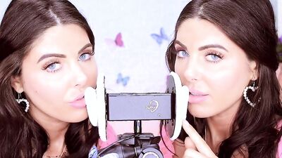Lovely Angelique is having fun in this hot ASMR performance