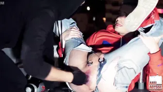 Axel Abysse Outdoor Fisting Compilation with Anal Gaping and Prolapse