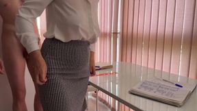 She Came in as a Worried Teacher and Came Out as a Happy Slut.