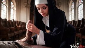nun forgot to pray in front of priest and was harshly punished[ai]