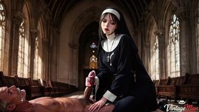 nun forgot to pray in front of priest and was harshly punished[ai]