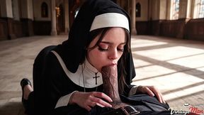 nun forgot to pray in front of priest and was harshly punished[ai]