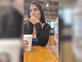 ALEJANDRA PALACIOS AND HER BOYFRIEND GET LASCIVIOUS IN A BOGOTA SHOPPING CENTER - ALEJA AND AAROON