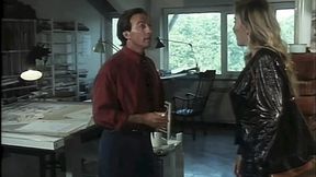 Moana Pozzi, the Architect and His Secretary: Threesome Fuck in the Office