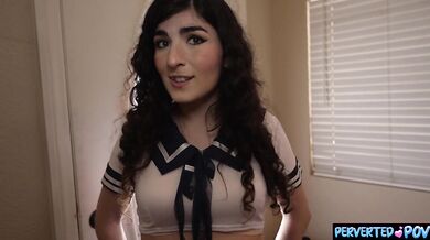 Tiny Latina Nikki takes professor deep in lasting preggers sitcom