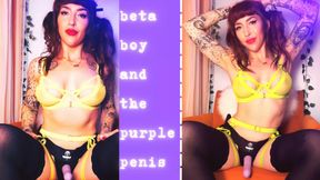 Bi Curious Beta Boy and the Purple Penis