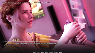 Taboo University - Crimson Head School Female Paws Me and Gives Me a Hot Hand-job