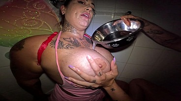 Filthy Fairies love to swallow spit, cum, squirt & piss