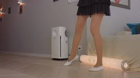 Smell Amazing Legs Of Stella In White Gymnastic Slippers - Part 01 - HD 2560x1440