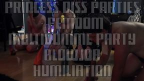 4 Dommes Train 4 Sluts: Trained Dildo Blowjob Humiliation