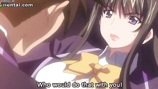 Kinky-CollegeBabe's Nylon Feet - Hot & Horny Anime Girl Gets A Load Of Jizz