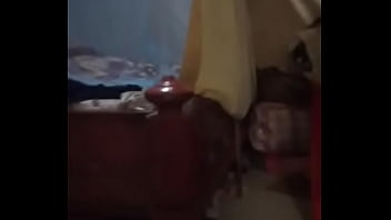 Big dick urinates inside bedroom