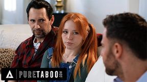 PURE TABOO He Shares His Petite Stepdaughter Madi Collins With A Social Worker To Keep Their Secret