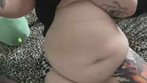 Stuffing for 3 days - Lots of sexy belly play