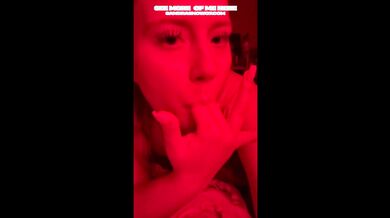 Swedish blonde pig trains her filthy mouth on camera
