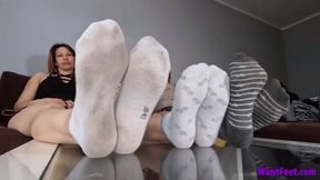 3 Women Stinky Socks - 4K MP4